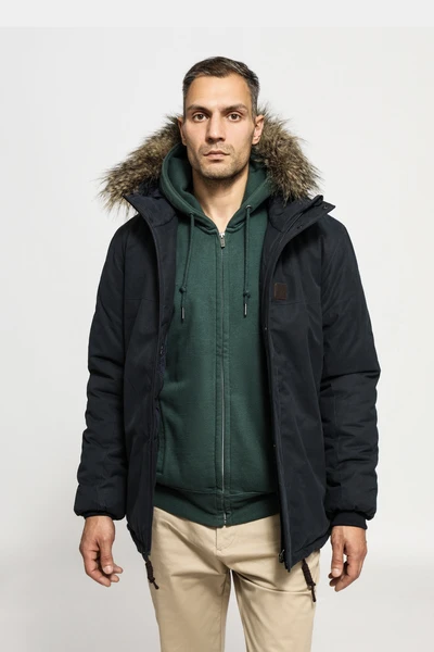 Куртка мужская зимняя Woodman raccon warm (темно синий)