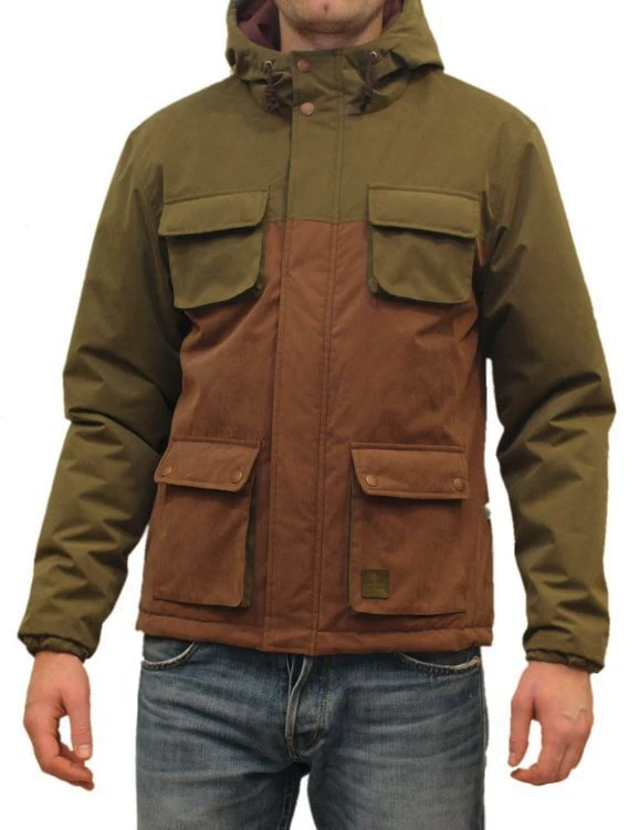 Куртка мужская Woodman four pocket (хаки/кофе)