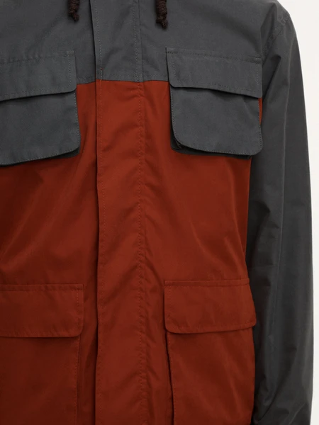 Куртка мужская Woodman four pocket (графит-гранат)