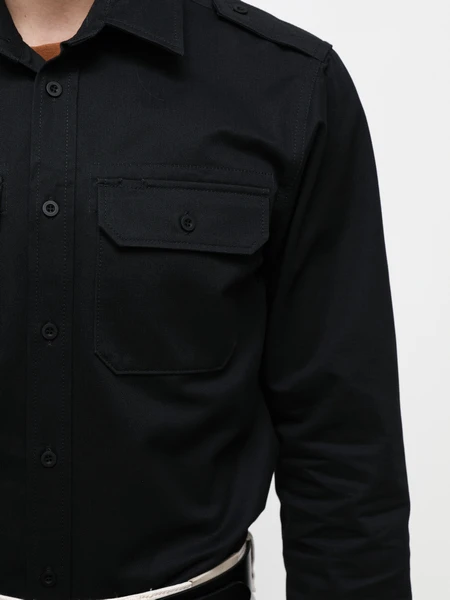 Рубашка мужская Woodman shirt (черный)