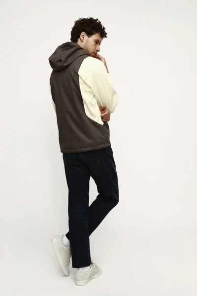 Куртка мужская Woodman wave  (сливки-браун)