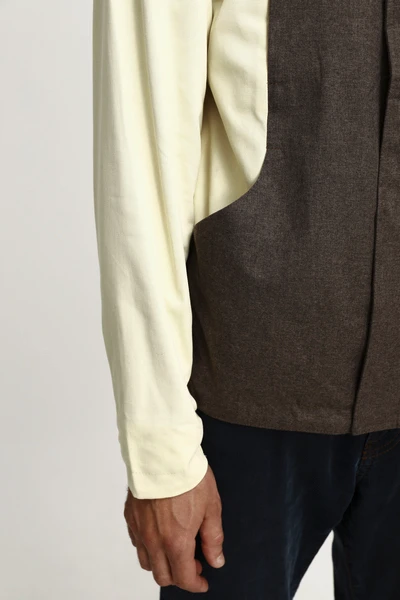 Куртка мужская Woodman wave  (сливки-браун)