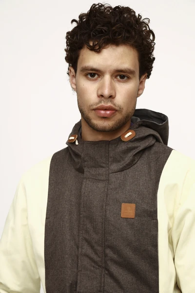 Куртка мужская Woodman wave  (сливки-браун)