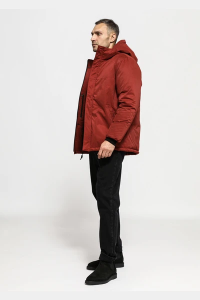 Куртка мужская зимняя Woodman raccon warm (гранат)