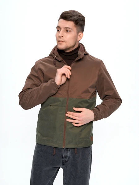 Куртка мужская Woodman first (коричневый-хаки)