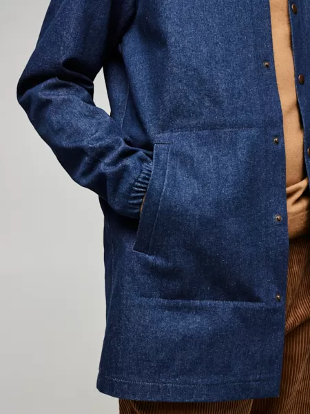 Плащ мужской осенний Woodman cloak (джинс)
