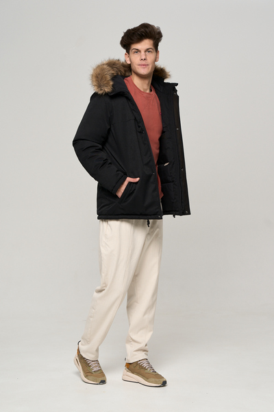 Куртка мужская зимняя Woodman raccon warm (черный)