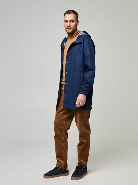 Плащ мужской Woodman cloak (джинс)