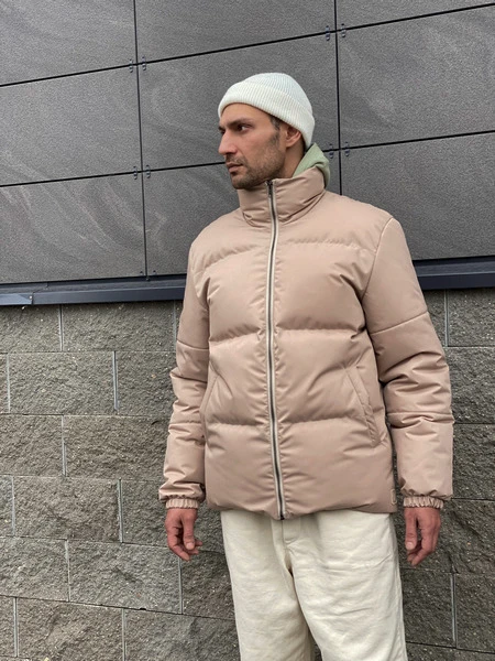 Пуховик мужской Woodman plump (бежевый)