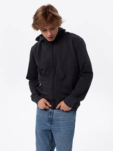Толстовка мужская Woodman hoody (тёмно-серый)