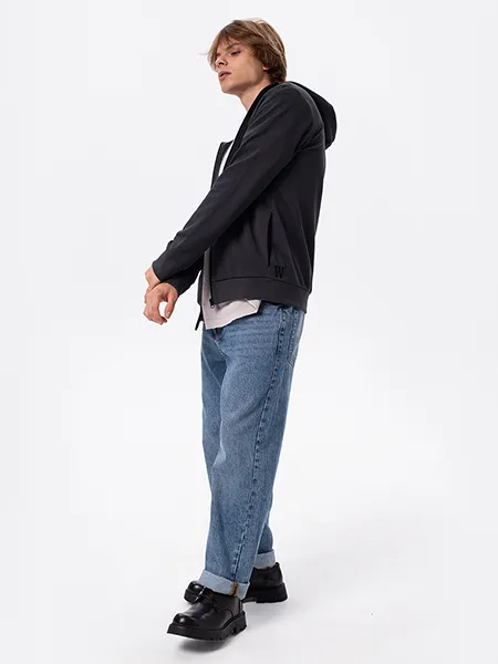 Толстовка мужская Woodman hoody (тёмно-серый)