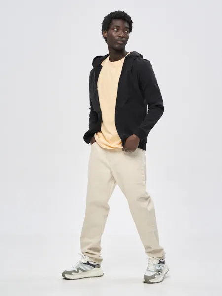 Куртка мужская Woodman twill hoodie (черный)