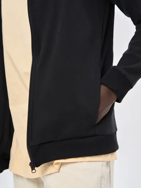 Куртка мужская Woodman twill hoodie (черный)