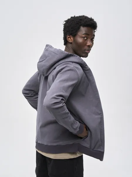 Куртка мужская Woodman twill hoodie (серый)