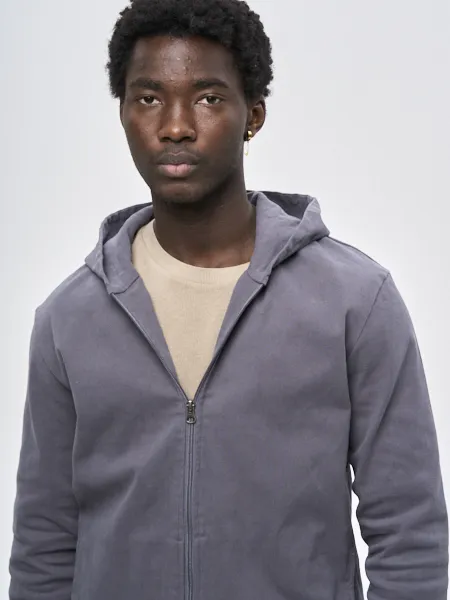 Куртка мужская Woodman twill hoodie (серый)