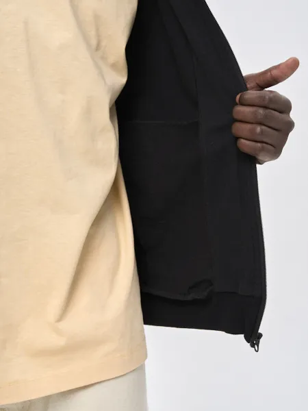 Куртка мужская Woodman twill hoodie (черный)