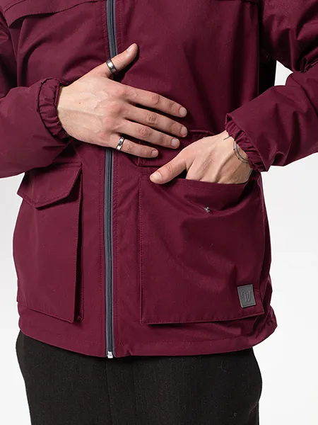 Куртка мужская Woodman bill pocket (бордо)