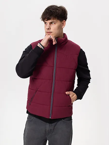 Жилетка мужская Woodman country (бордо)