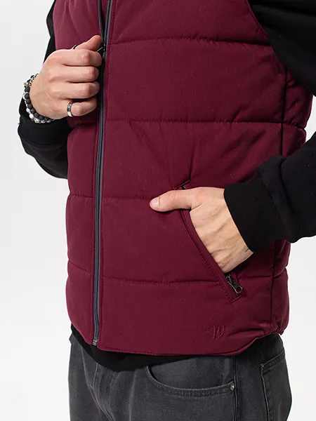 Жилетка мужская Woodman country (бордо)