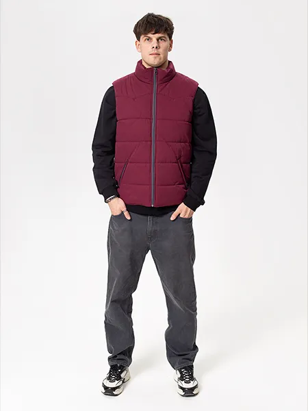 Жилетка мужская Woodman country (бордо)